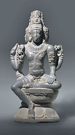 Shiva as Brahma sculpture
